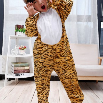 Çocuk Kaplan Kostumu - Aslan Kostümü