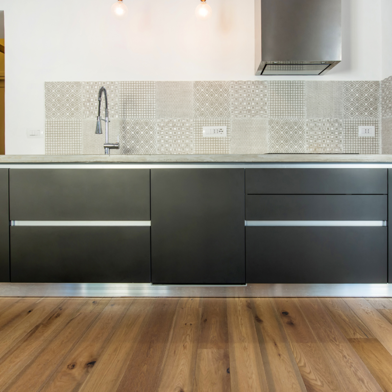 DecoHandy 30x30 cm Kendinden Yapışkanlı  Pvc Karo Mutfak Arası 4 Lü Karışık model  0,36m2