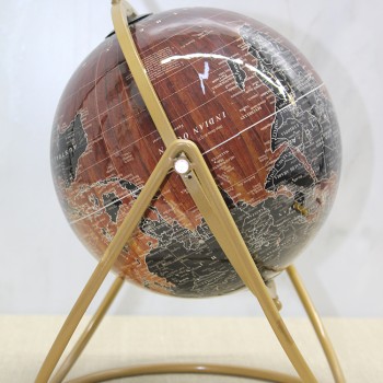 Dekoratif Metal Standlı Dünya Küre - Model 1