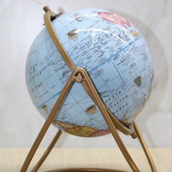Dekoratif Metal Standlı Dünya Küre - Model 2