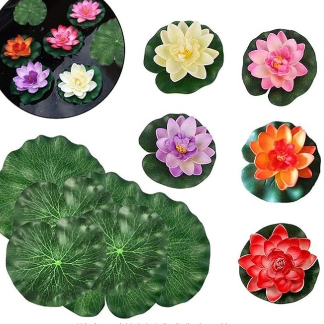 Dekoratif Yapay Lotus Çiçeği