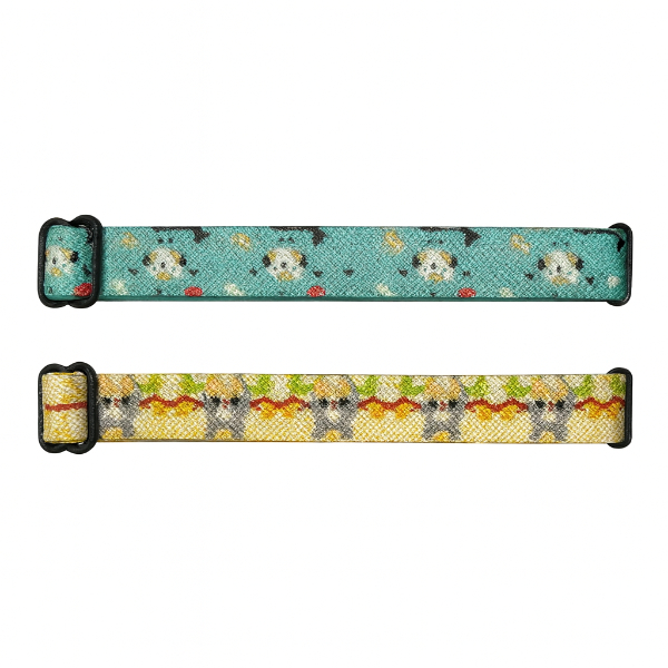 Desenli Zilli Kedi Tasması 