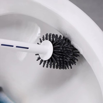 Deterjan Hazneli Silikon Tuvalet Fırçası