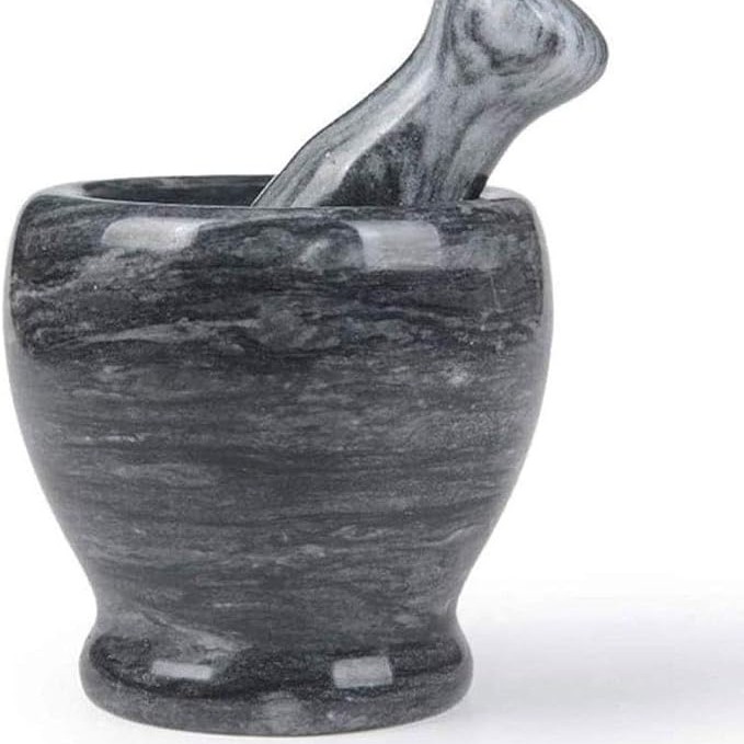 Doğal Cilalı Mermer Havan