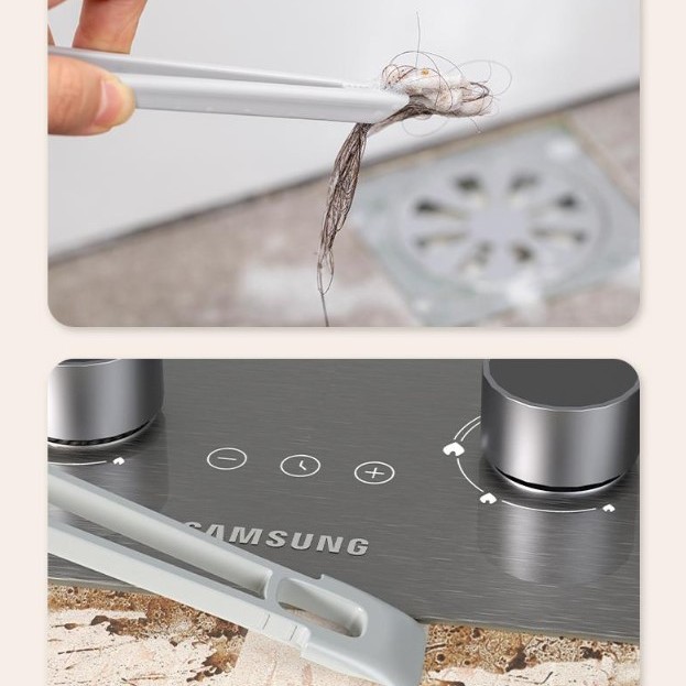 Döner Başlıklı Temizlik Fırçası Cımbızlı