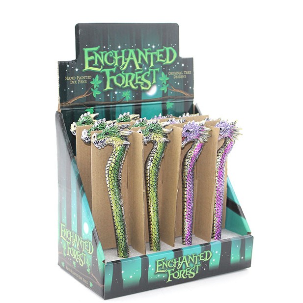 Dragonlu Polyester Tükenmez Kalem 