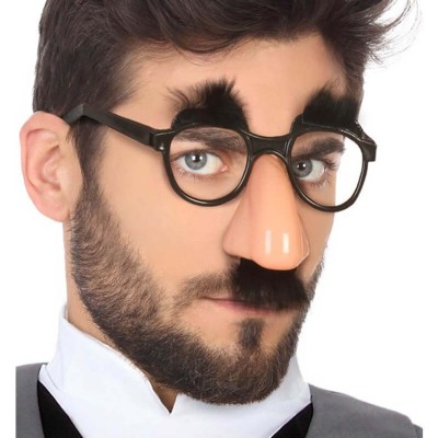 Eğlenceli Kılık Değiştirme Kaş Bıyık Mizah Gözlüğü 9x13 cm