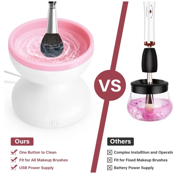 Elektrikli Makyaj Fırçası Temizleyici