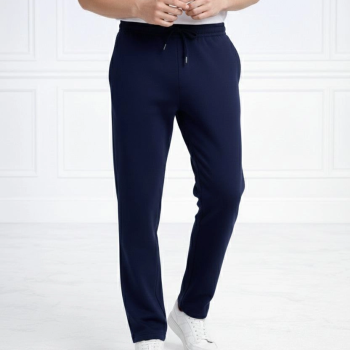 Erkek Düz Paça Beli Lastikli  Eşofman Altı Pantolon  - Lacivert