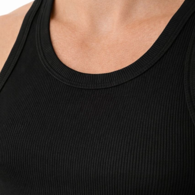 Erkek Fitilli Likralı Kaşkorse Atlet Vücuda Oturan Basic Şıklık - Siyah