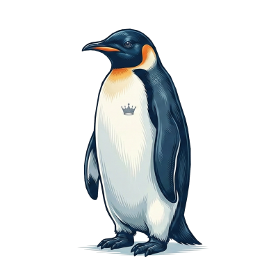 Erkek Survivor Penguin Baskılı 3 İplik Pamuklu Kapüşonlu Sweatshirt Hoodie Beyaz