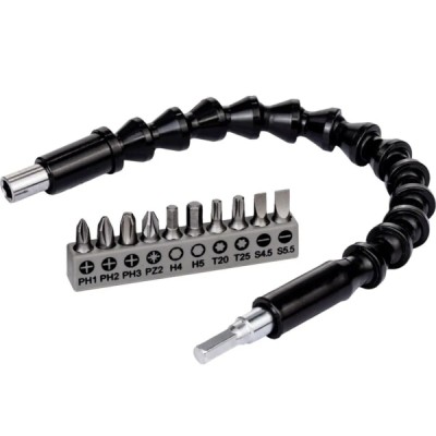 Esnek Şaftlı Tornavida Ucu Seti