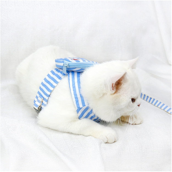 Evcil Hayvan Çantalı Göğüs Gezdirme Tasması Seti 