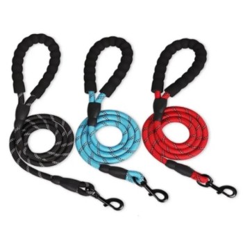 Evcil Hayvan Reflektörlü Fitil Gezdirme Tasması 8 mm x 120 cm 