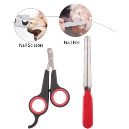 Evcil Hayvan Tırnak Makası ve Törpü Seti