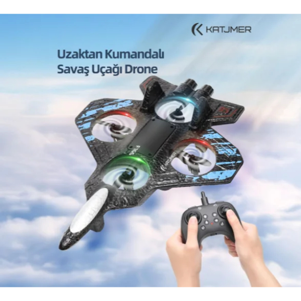 F166 Uçak Drone 3 Bataryalı 