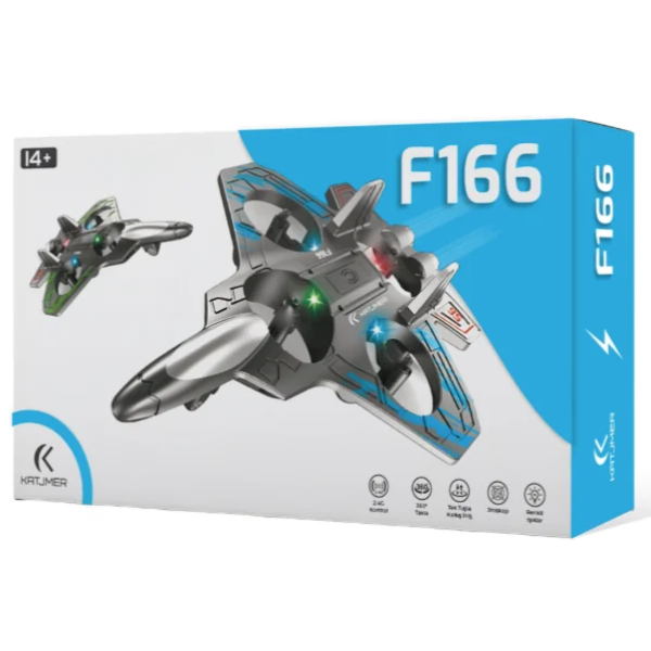 F166 Uçak Drone 3 Bataryalı 
