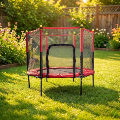 Fileli 140 cm Büyük Boy Trambolin 