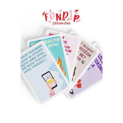 Fondip Çiftlere Özel Kart Oyunu
