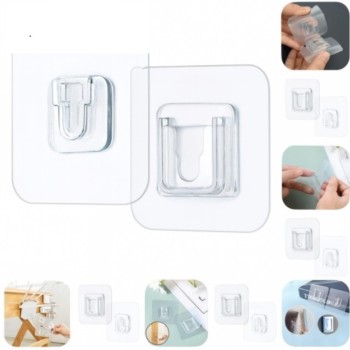 Geçmeli Klips Eşya Sabitleme Askısı 6lı Set