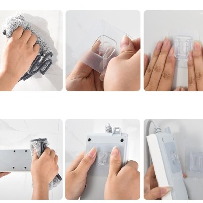 Geçmeli Klips Eşya Sabitleme Askısı 6lı Set