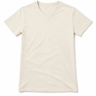 Genç Erkek Çocuk V Yaka Tişört Model - Taş