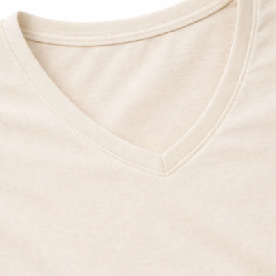 Genç Kız Çocuk V Yaka Tişört Model - Taş