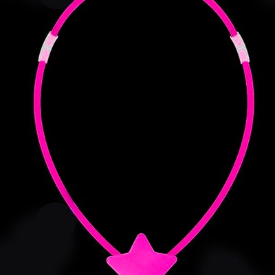 Glow Stick Yıldız Kolye