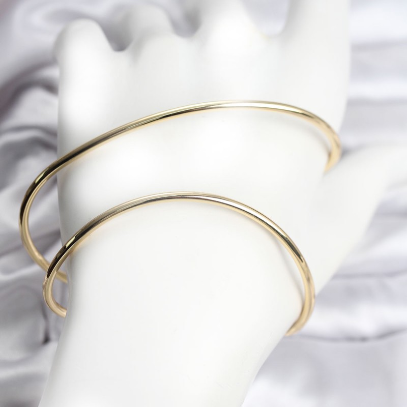 Gold Renk Pirinç El Bileziği