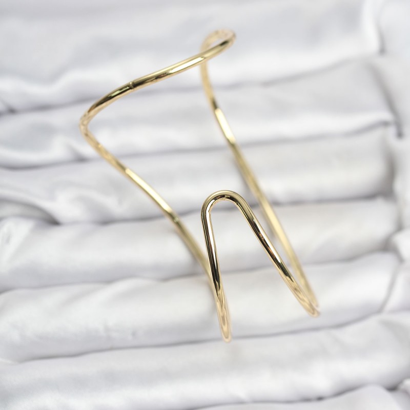 Gold Renk Pirinç El Bileziği