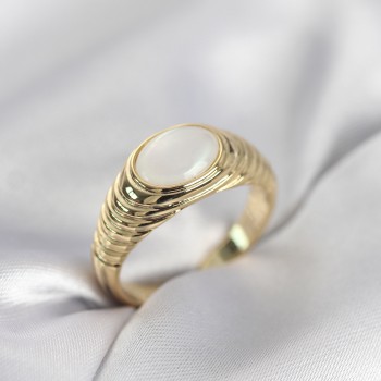 Gold Renk Vintage Model Kadın Yüzük