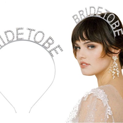 Gümüş Kaplama Kristal Taşlı Bride To Be Gelin Tacı