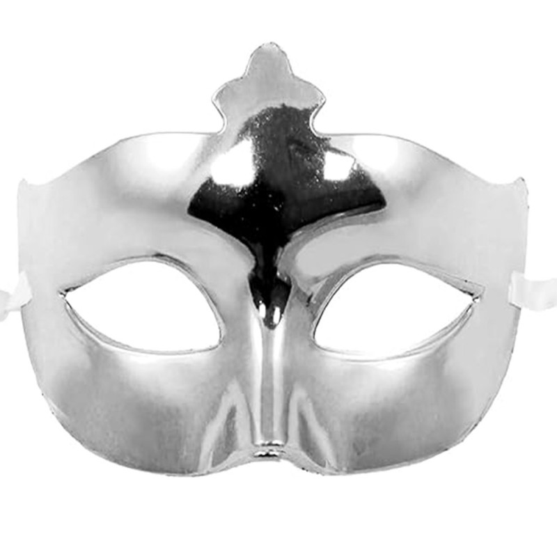 Gümüş Parlak Balo Maskesi