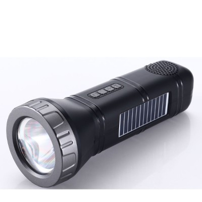 Güneş Enerjili Bluetooth Radyo Özellikli Kamp El Feneri 