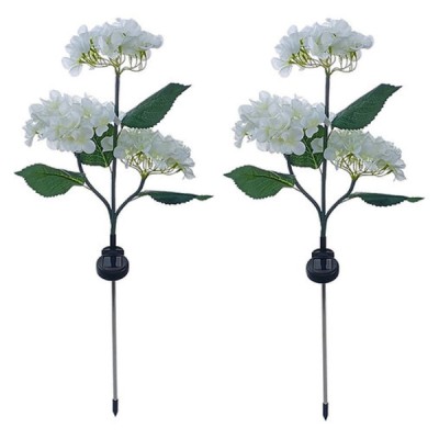 Güneş Enerjili Kazıklı Çiçek LED Lamba