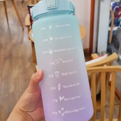 Günlük Motivasyon Su Matarası 2 Litre