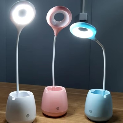 Halka LED USB Şarjlı Masa Lambası 