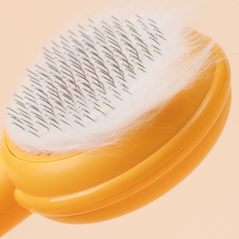 Hamburger Şekilli Otomatik Temizlenen Evcil Hayvan Tarağı