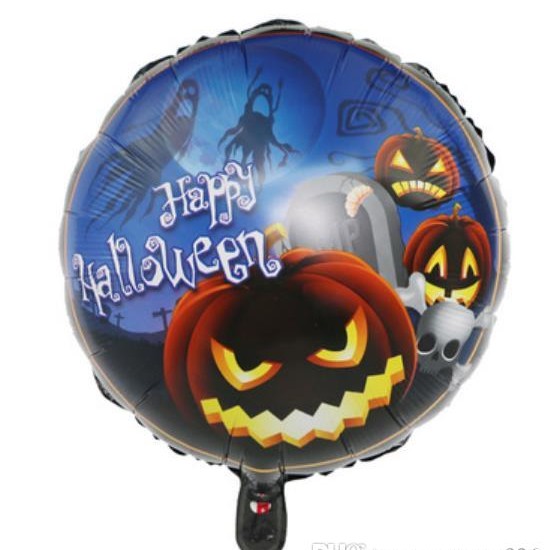 Happy Halloween Balkabağı Folyo Balon 18 inç