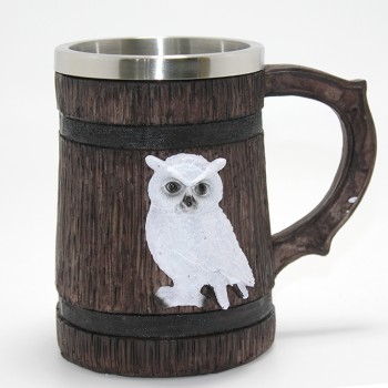 Harry Potter Hedwig Temalı 3D Kabartmalı Çelik Kupa Bardak