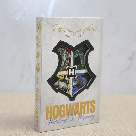 Harry Potter Hogwarts Amblemli Deri Defter 