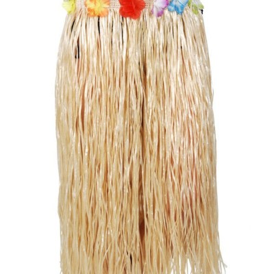 Hawaii Tarzı Hula Eteği – 60 cm Hasır Natural Etek
