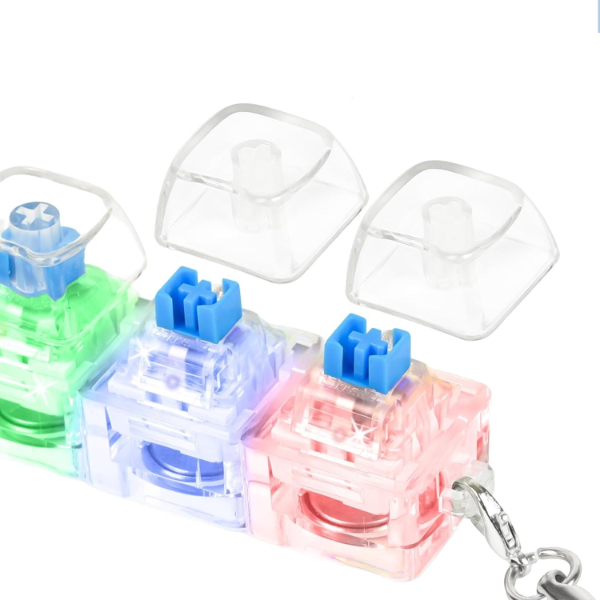 Işıklı Klavye Tuşu Switch Anahtarlık 