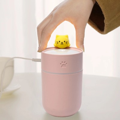 Isınan Kedi Mini USB Sessiz Hava Nemlendiricisi