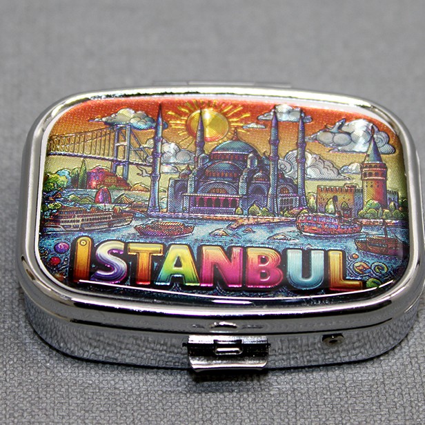 İstanbul Temalı İlaç Kutusu - Model 12