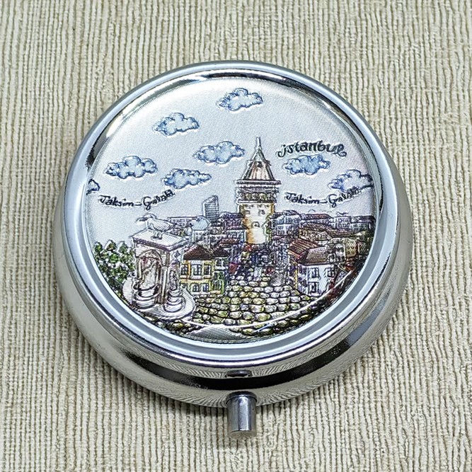 İstanbul Temalı İlaç Kutusu - Model 6