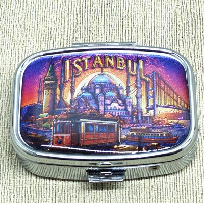 İstanbul Temalı İlaç Kutusu - Model 8