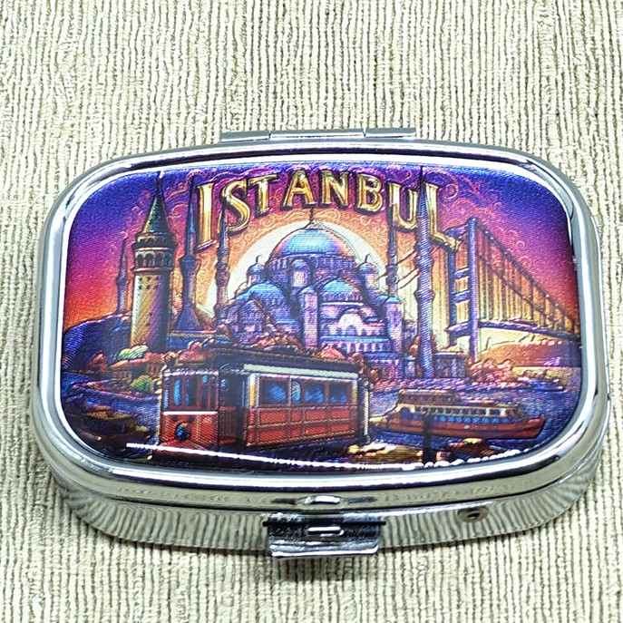 İstanbul Temalı İlaç Kutusu - Model 8