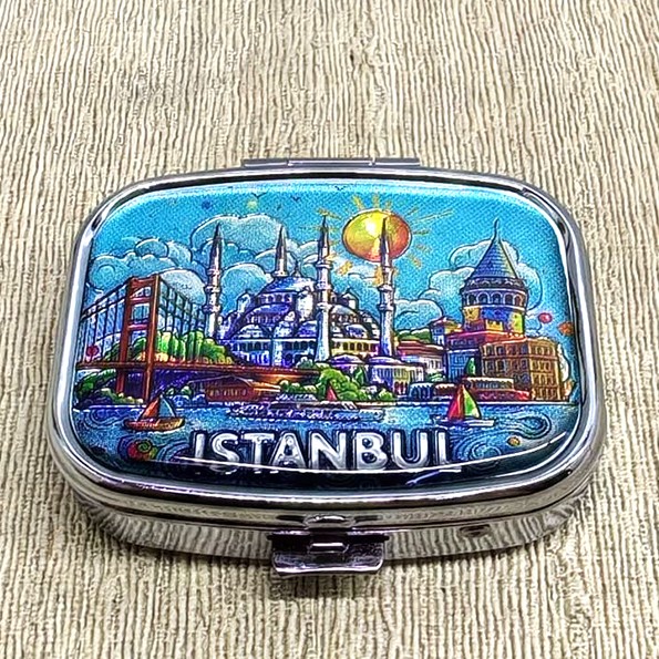 İstanbul Temalı İlaç Kutusu - Model 9