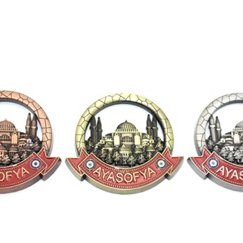 İstanbul Temalı Metal Magnet Model 4 